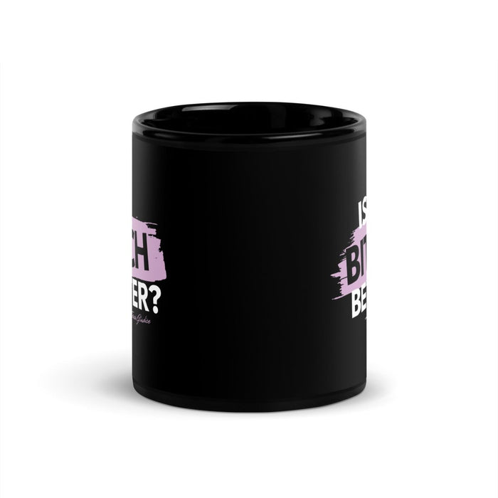 Turning The Tables | Bitch | Black Glossy Mug