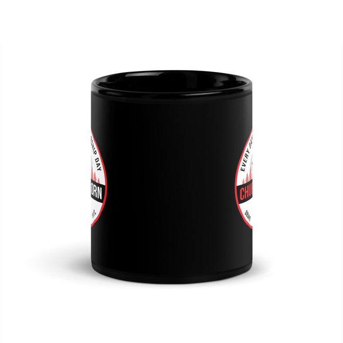 Church of the CorN | Black Glossy Mug