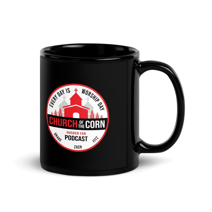 Church of the CorN | Black Glossy Mug