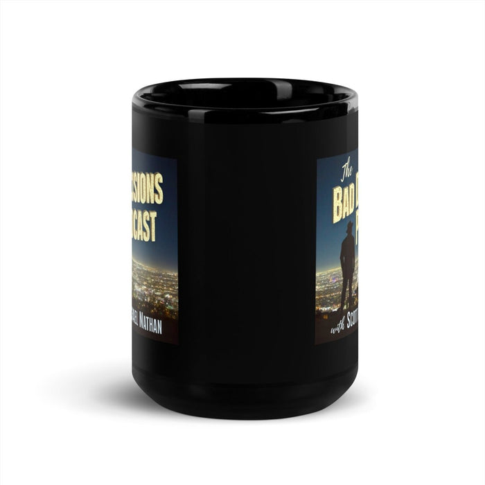 Bad Decisions | Black Glossy Mug