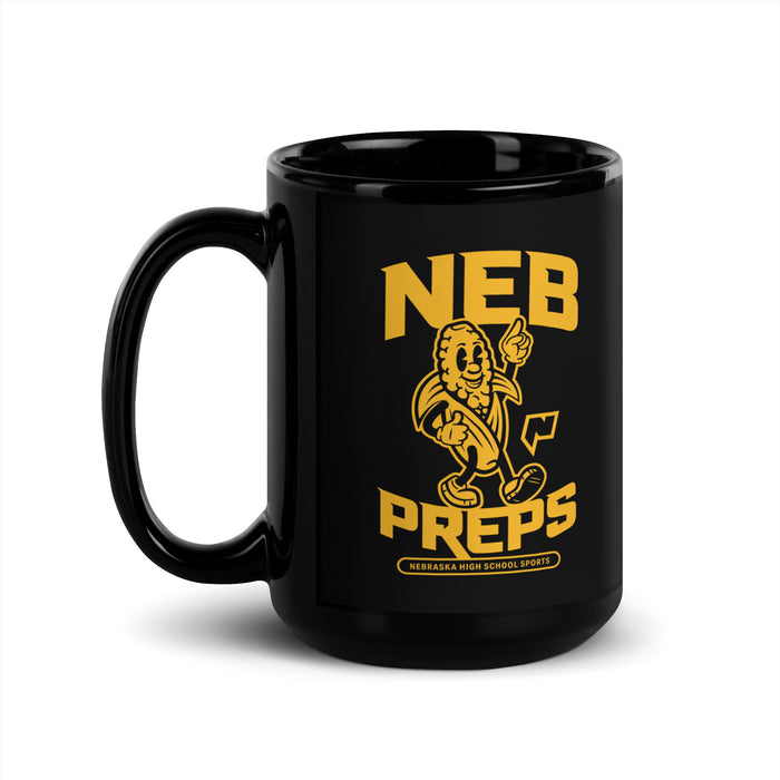 NEB Preps | Black Glossy Mug