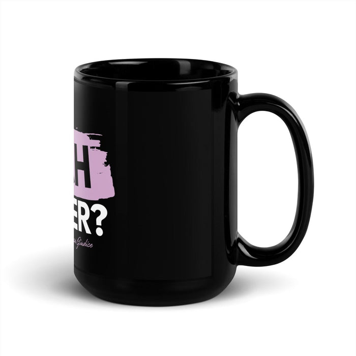 Turning The Tables | Bitch | Black Glossy Mug