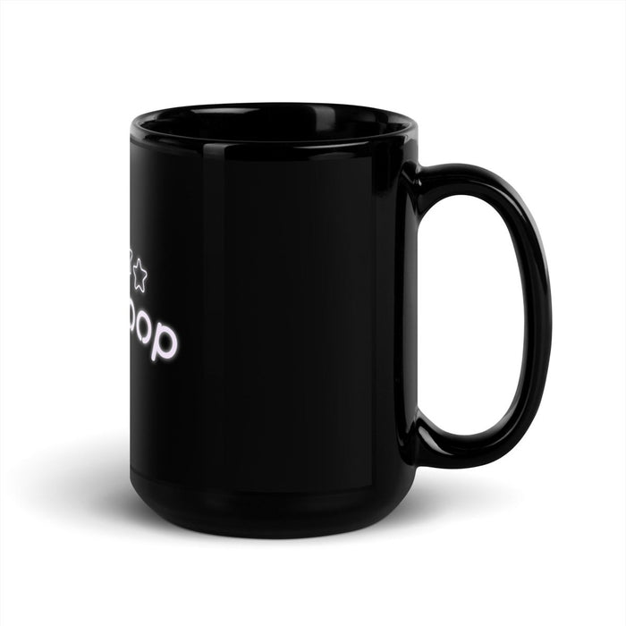 Morgan's Pop Talks | 5 Star Boop Boop | Black Glossy Mug