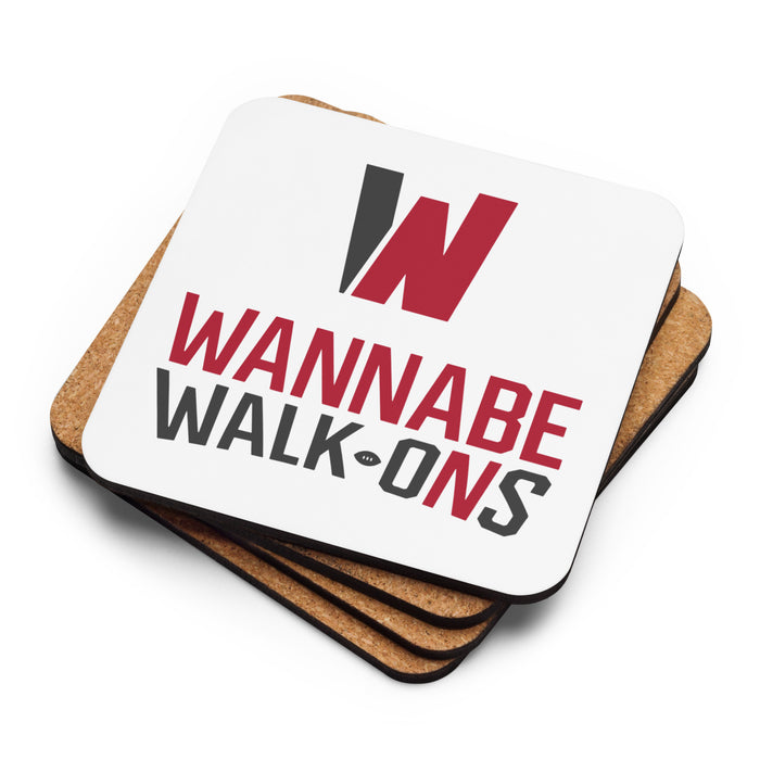 Wannabe Walk-Ons | Cork-back Coaster