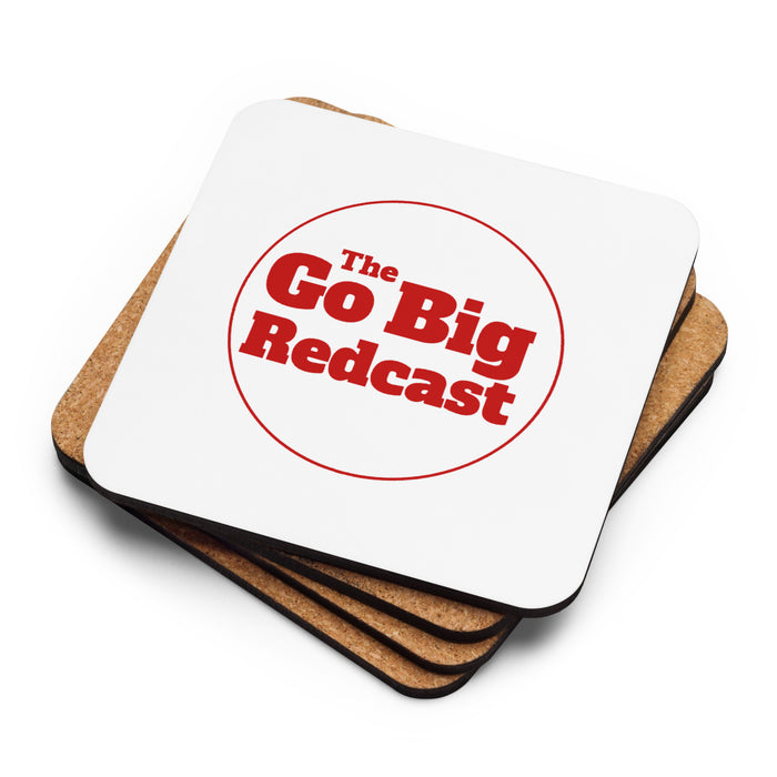 Go Big Redcast | Cork-back coaster