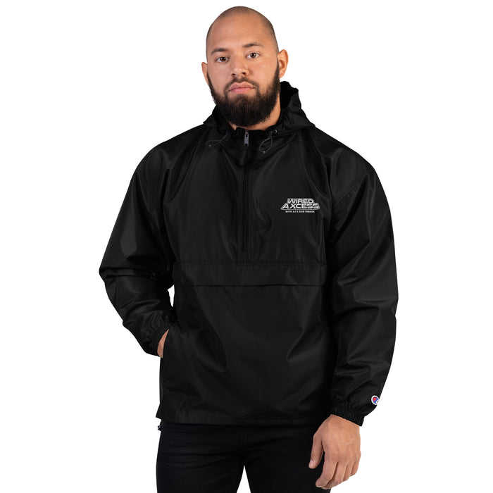 Wired Axcess | Embroidered Champion Packable Jacket