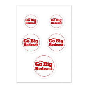 Go Big Redcast | Sticker sheet