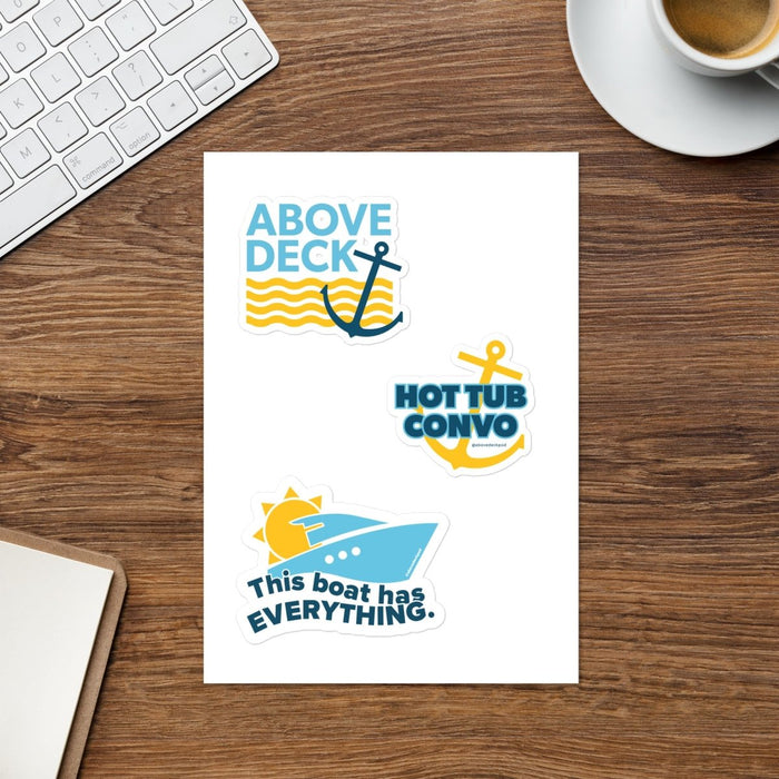 Above Deck | Sticker sheet