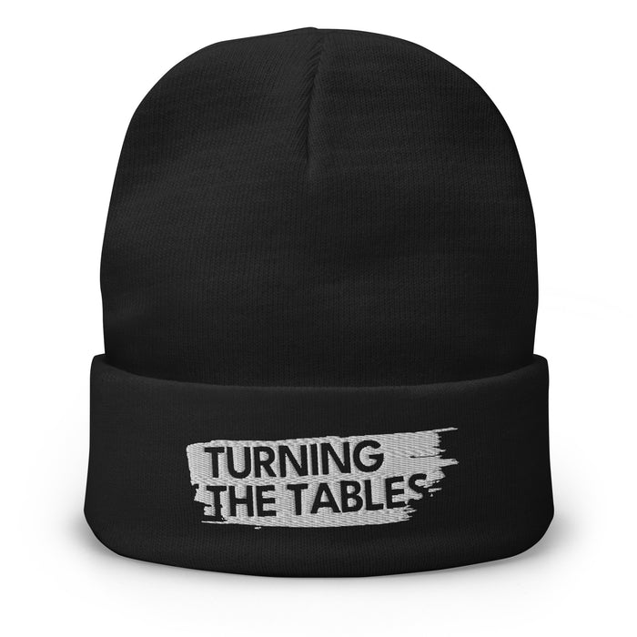 Turning The Tables | Embroidered Beanie