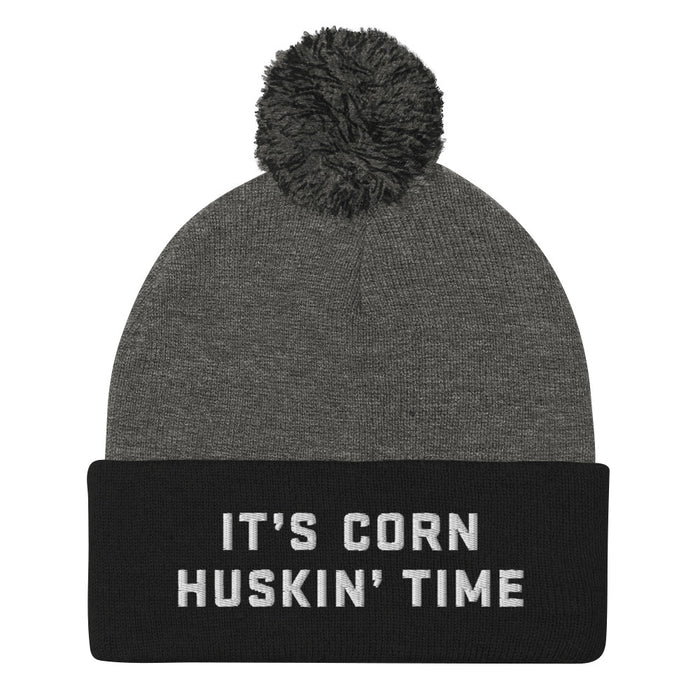 Hurrdat Sports | Corn Huskin' | Pom-Pom Beanie