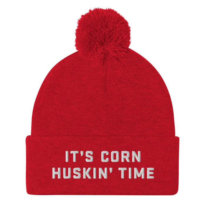 Hurrdat Sports | Corn Huskin' | Pom-Pom Beanie