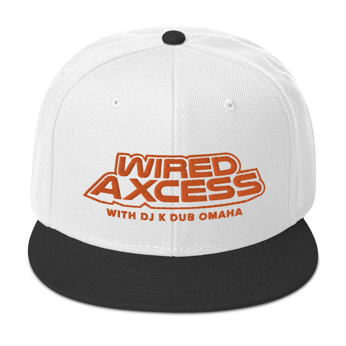 Wired Axcess | Orange Logo | Snapback Hat