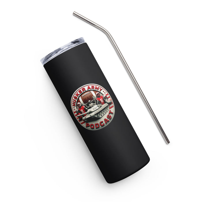Husker Army Podcast | Stainless steel tumbler