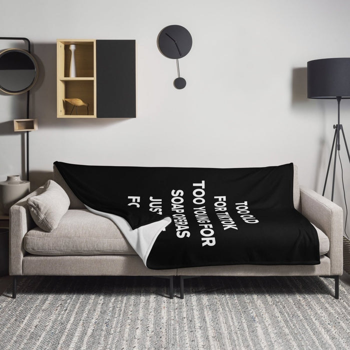 Bravo! We're Black | Age | Throw Blanket 60"x80"