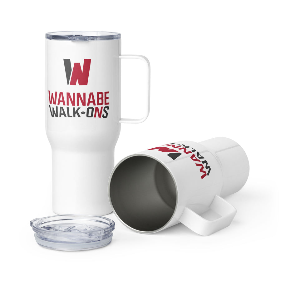 Wannabe Walk-Ons | Travel Mug w/ Handle