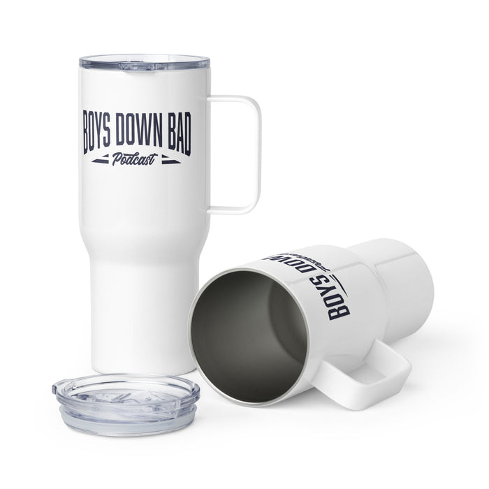 Boys Down Bad | Travel mug with a handle