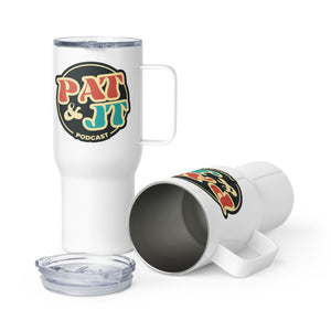 Pat & JT | Travel mug with a handle