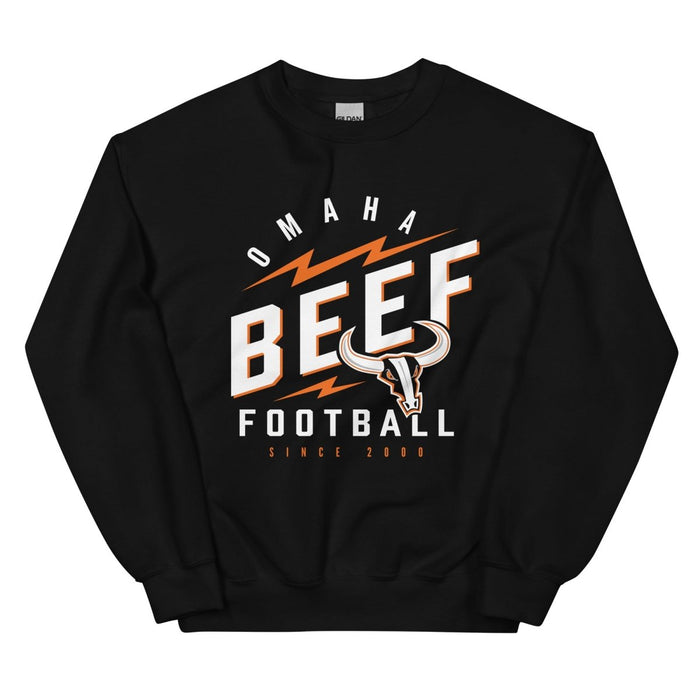 Omaha Beef Football | Electric | Unisex Sweatshirt