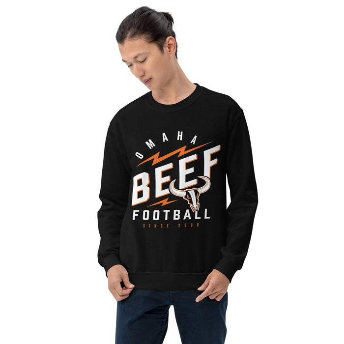 Omaha Beef Football | Electric | Unisex Sweatshirt