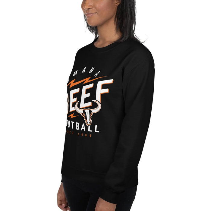 Omaha Beef Football | Electric | Unisex Sweatshirt