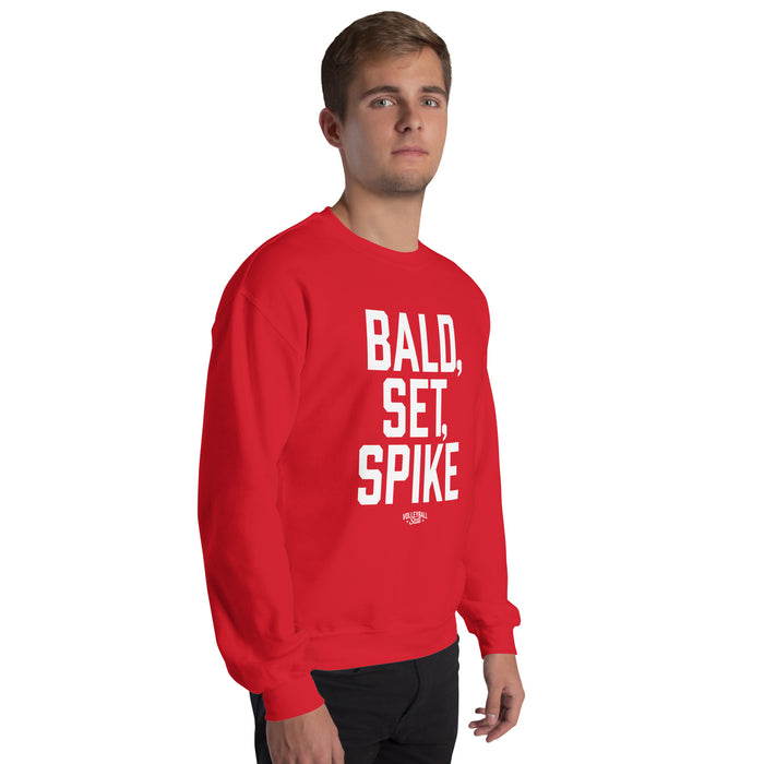 Volleyball State | Bald Set Spike | Unisex Sweatshirt