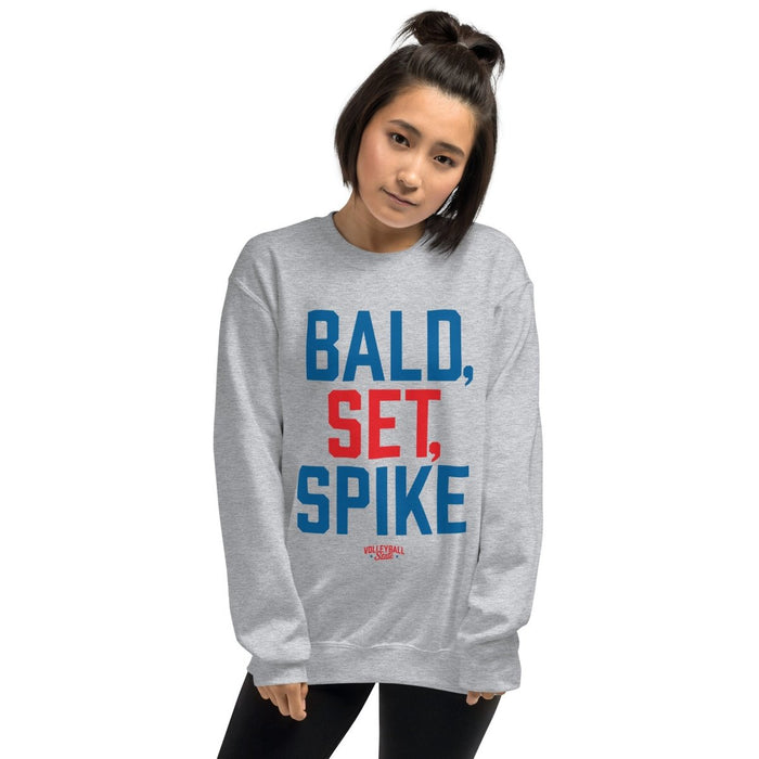 Volleyball State | Bald Set Spike | Unisex Sweatshirt