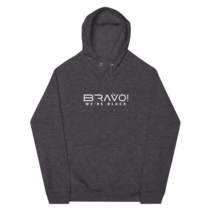 Bravo! We're Black | Unisex eco raglan hoodie