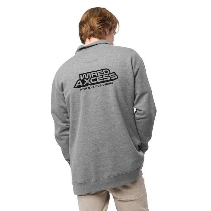 Wired Axcess | Grey Unisex fleece pullover