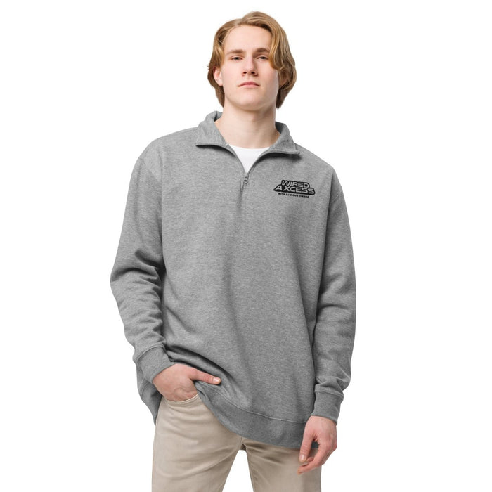 Wired Axcess | Grey Unisex fleece pullover