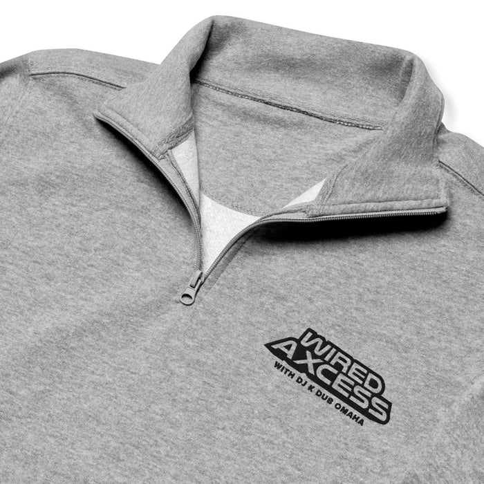 Wired Axcess | Grey Unisex fleece pullover