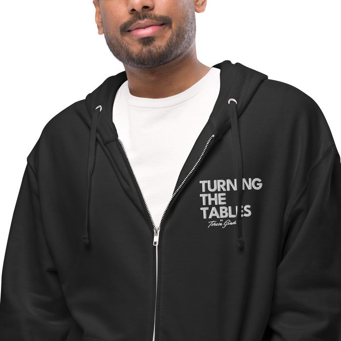 Turning The Tables | Unisex fleece zip up hoodie