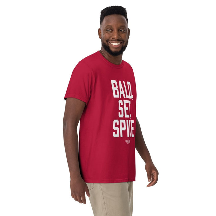 Volleyball State | Bald Set Spike | Unisex Garment-Dyed Heavyweight t-shirt