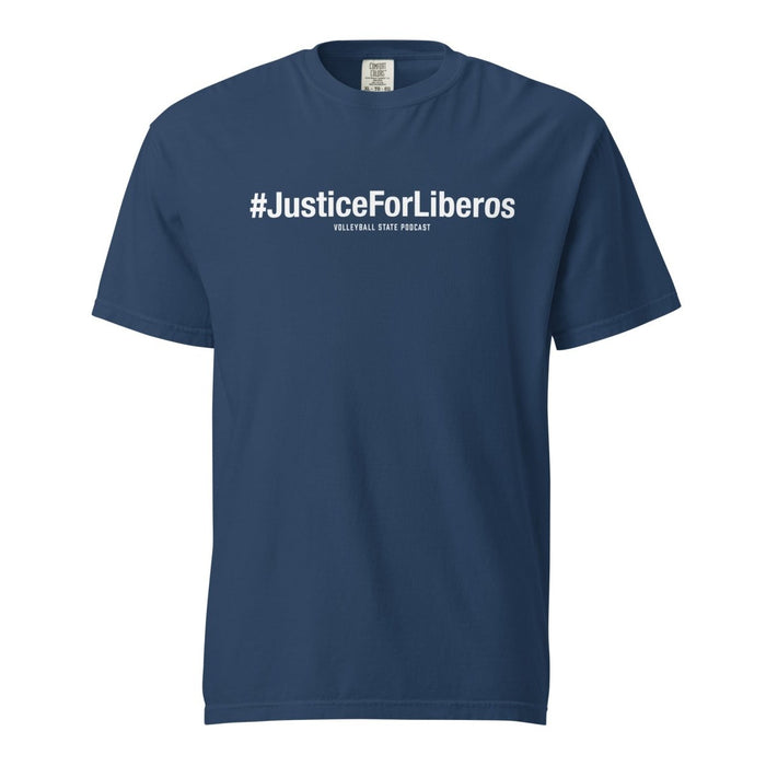 Volleyball State | Justice | Unisex Garment-Dyed Heavyweight t-shirt