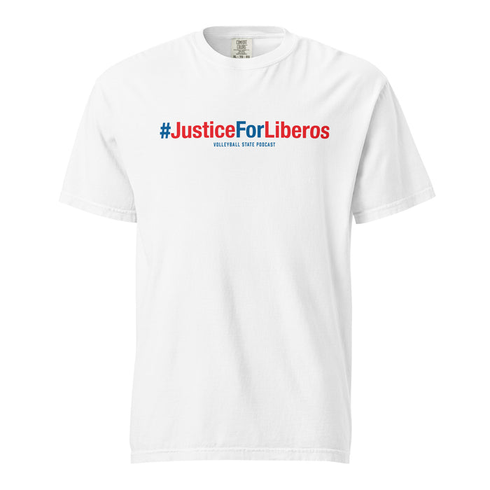 Volleyball State | Justice | Unisex Garment-Dyed Heavyweight t-shirt