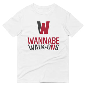 Wannabe Walk-Ons | Short-Sleeve White T-Shirt
