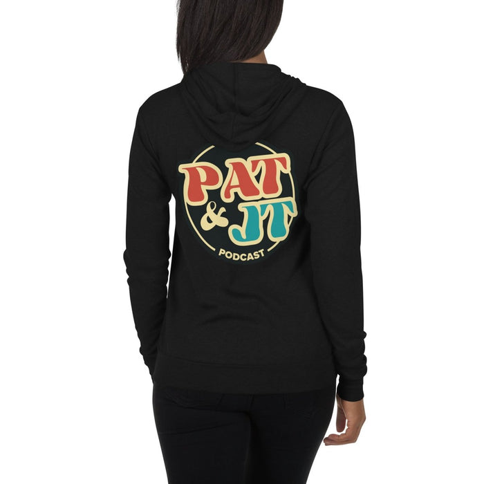 Pat & JT | Unisex zip hoodie