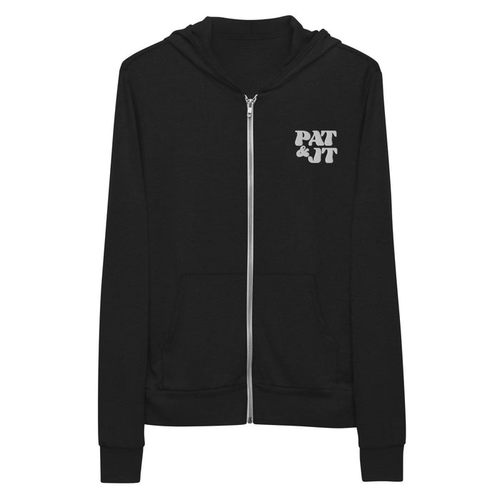 Pat & JT | Unisex zip hoodie