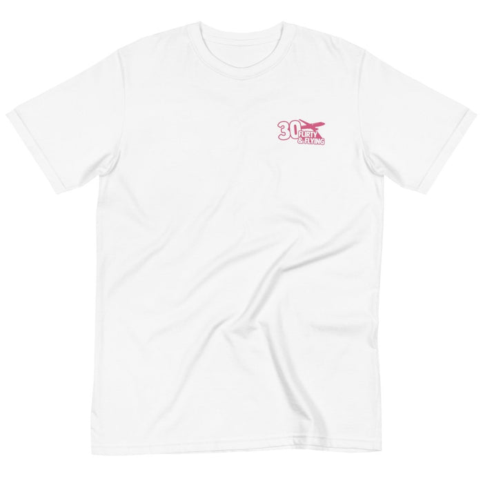 30, Flirty, and Flying | Unisex Organic T-Shirt