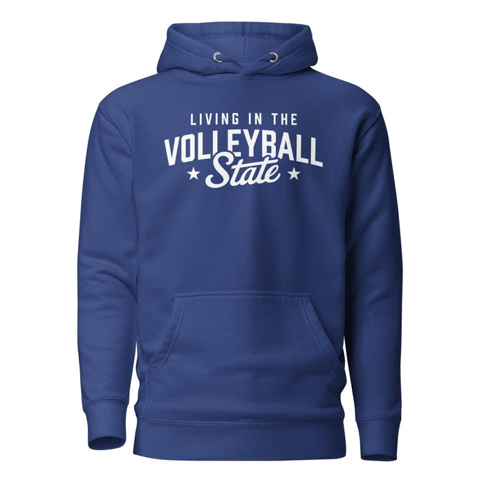 Volleyball State | Living The Best Life | Unisex Hoodie