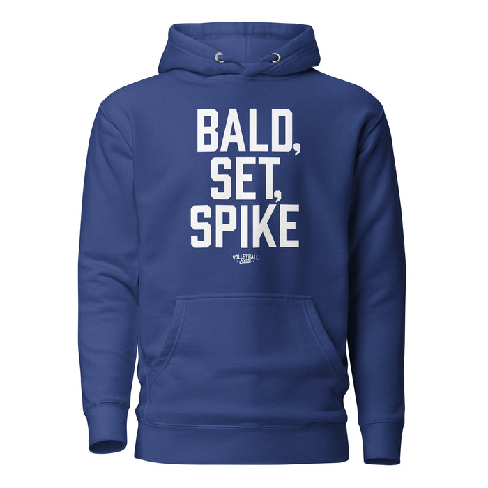 Volleyball State | Bald Set Spike | Unisex Hoodie