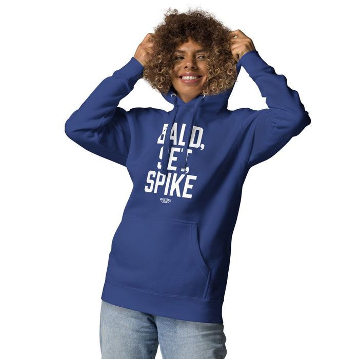 Volleyball State | Bald Set Spike | Unisex Hoodie