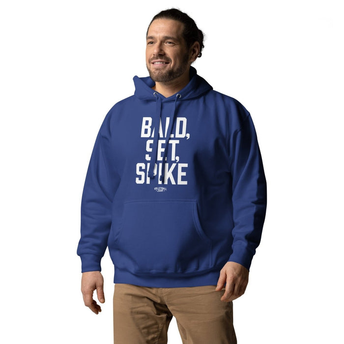 Volleyball State | Bald Set Spike | Unisex Hoodie