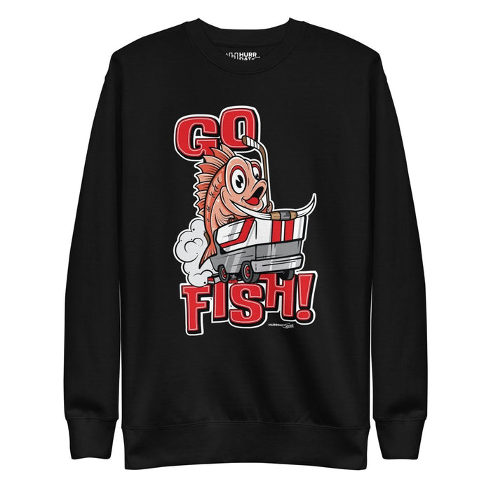 Hurrdat Sports | Go Fishing | Unisex Premium Sweatshirt