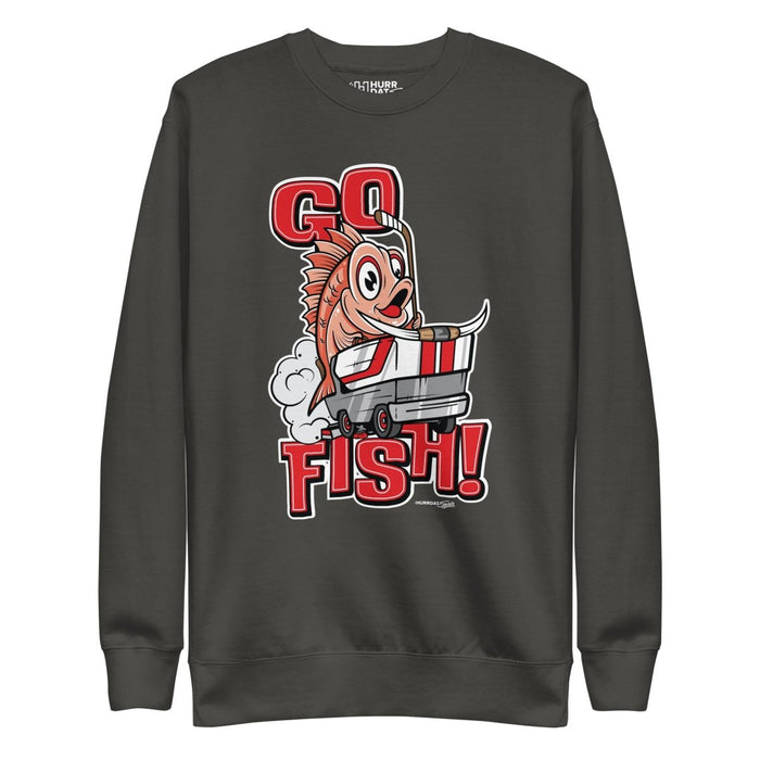 Hurrdat Sports | Go Fishing | Unisex Premium Sweatshirt