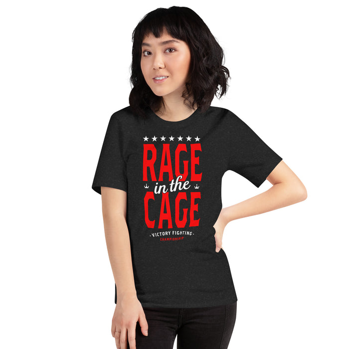 Victory Fighting Championship | Rage In The Cage Logo | Unisex T-shirt
