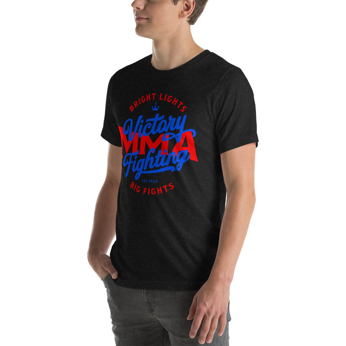 Victory Fighting Championship | Red & Blue MMA Logo | Unisex T-shirt