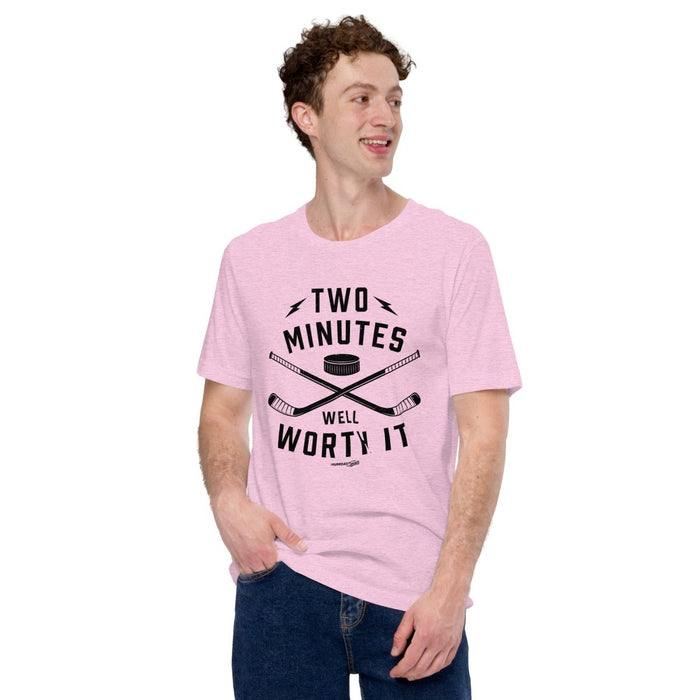 Hurrdat Sports | 2 Minutes Hockey Penalty Well Worth It | Unisex t-shirt