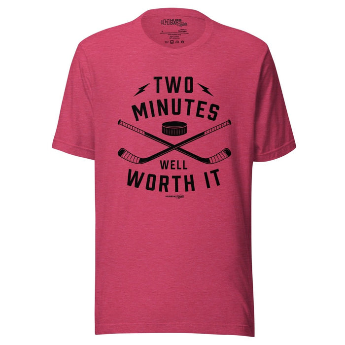 Hurrdat Sports | 2 Minutes Hockey Penalty Well Worth It | Unisex t-shirt