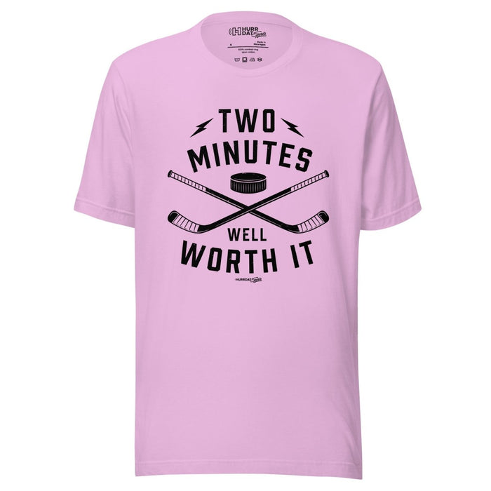 Hurrdat Sports | 2 Minutes Hockey Penalty Well Worth It | Unisex t-shirt