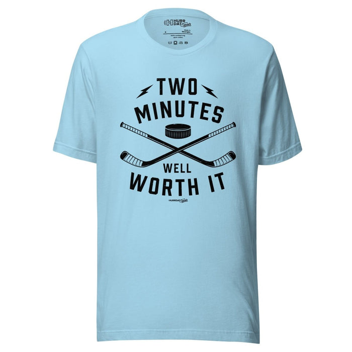 Hurrdat Sports | 2 Minutes Hockey Penalty Well Worth It | Unisex t-shirt